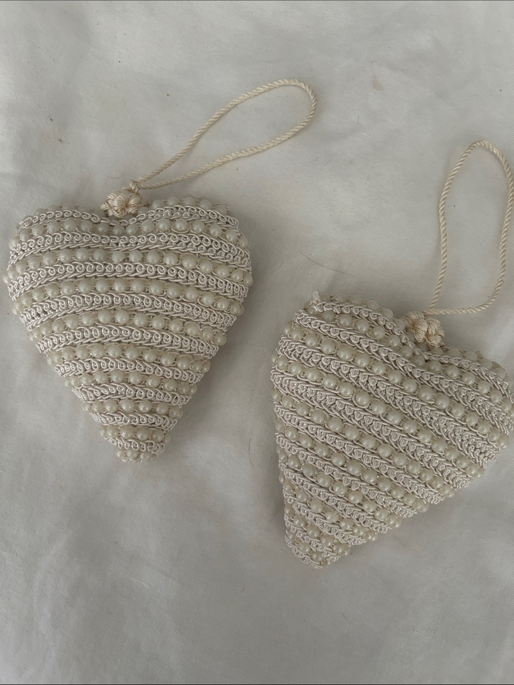 Heart Pearl Decor Home Accessory Ornamental Festive